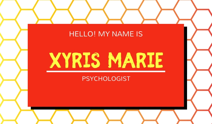 Name Tag R NAME TAG TEMPLATE.R | PosterMyWall
