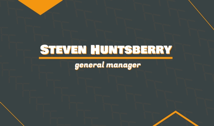 name tag with name and post template