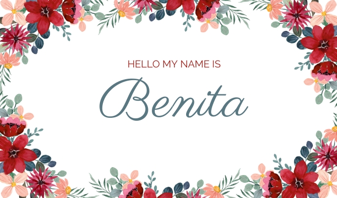 Design In Name Tag name tags Template | PosterMyWall