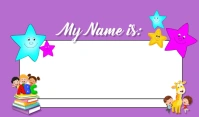 NAME TAGS.E template
