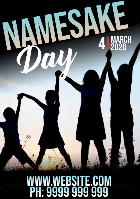 namesake day Template | PosterMyWall