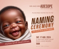 Naming ceremony Large Rectangle template