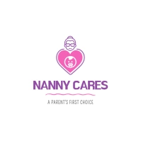 Nanny Cares Babysitting Logo template