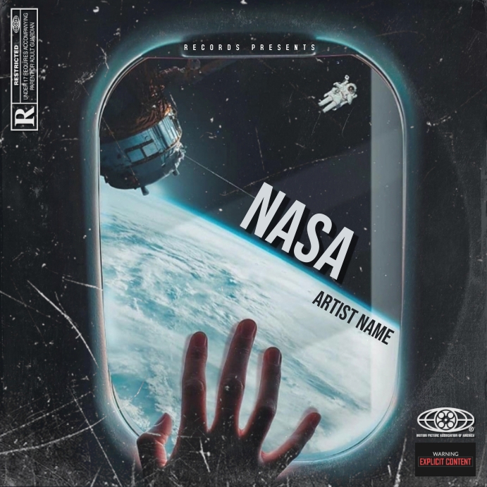 Nasa - Cover art design - Djallel GFX Template | PosterMyWall