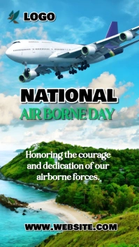 National Airborne day Instagram Story template