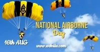National Airborne Day Facebook Shared Image template