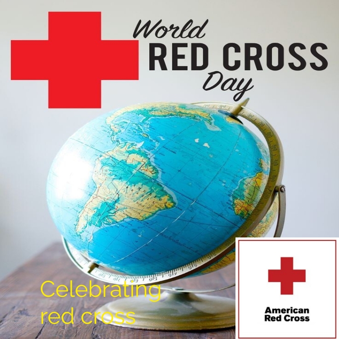 National American red Cross founders day Instagram Post template