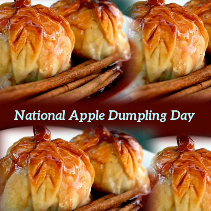 Copy of national apple dumpling day PosterMyWall