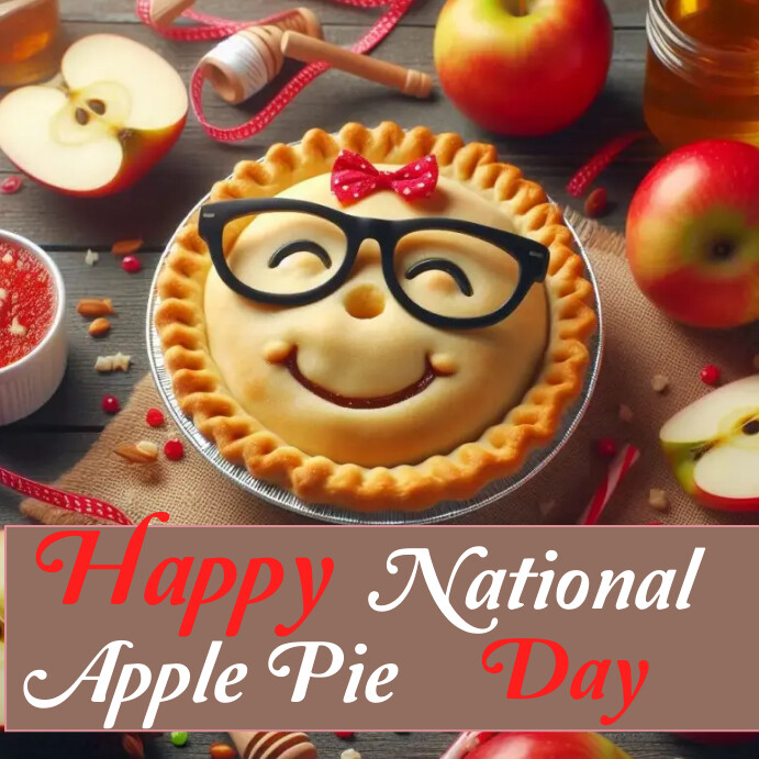 National Apple Pie Day Template PosterMyWall National Apple Pie Day 2025 Celebration Ideas