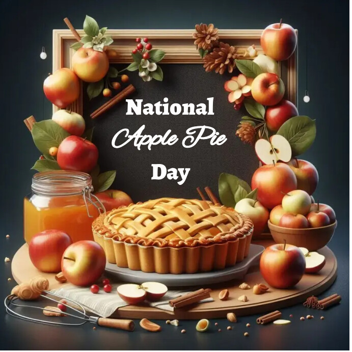 National apple pie day Template PosterMyWall National Apple Pie Day 2025 Celebration Ideas