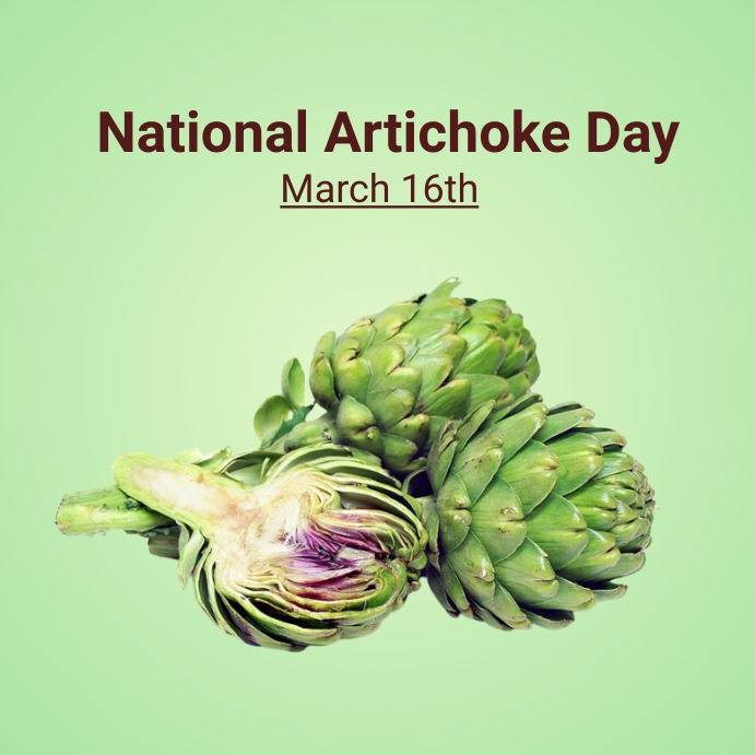 national artichoke day Template PosterMyWall