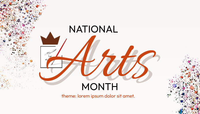 National Arts Month Template | PosterMyWall
