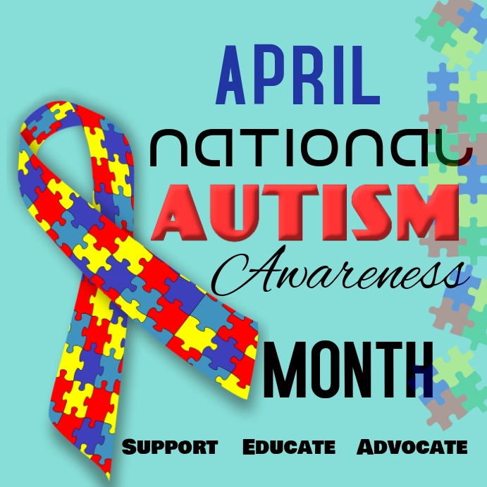 national-autism-awareness-month-template-postermywall for Free Printable Autism Awareness Posters NATIONAL AUTISM AWARENESS MONTH Template | PosterMyWall for Free Printable Autism Awareness Posters