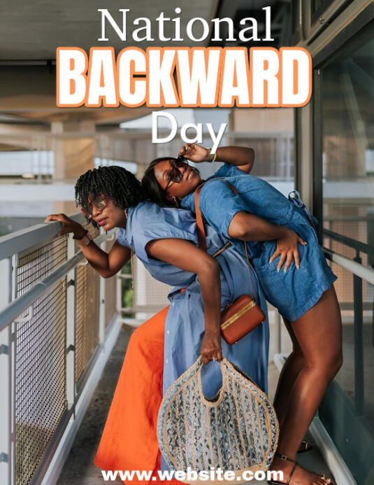 National backward day Template | PosterMyWall
