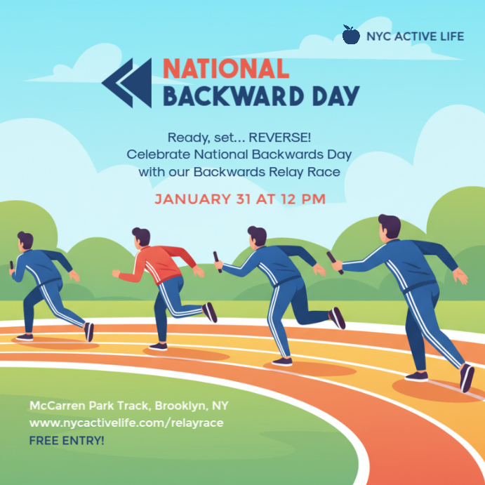 Plantilla de National Backward Day Square Post Instagram | PosterMyWall