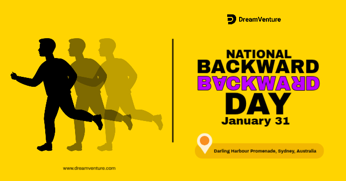 National Backward Day Yellow Flyer Template | PosterMyWall