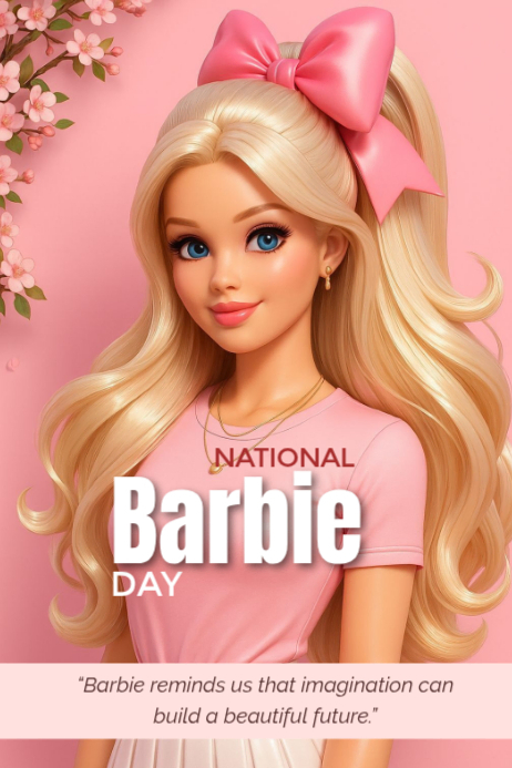 Copy of National Barbie day | PosterMyWall