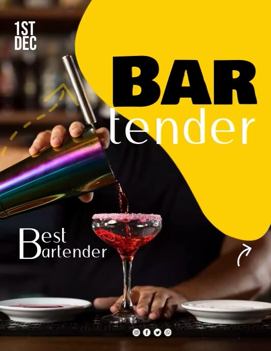 National Bartender Day Template PosterMyWall