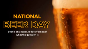 National beer day Digitalt display (16:9) template