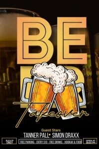 National Beerday Celebration Video Póster template