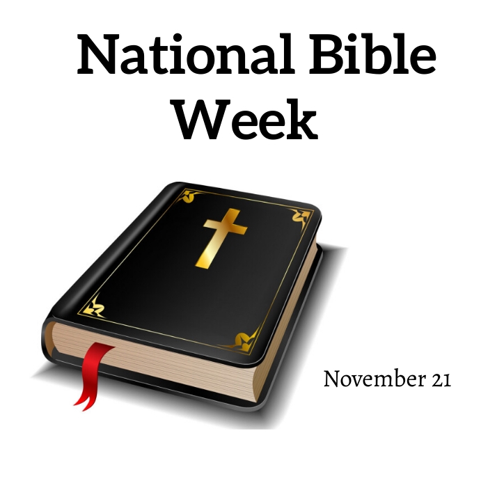 National Bible Week Template PosterMyWall National bible week template postermywall