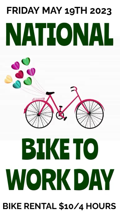 National Bike To work Day Video Template Instagram Reel