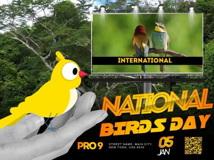 National Bird Day Celebration Template | PosterMyWall
