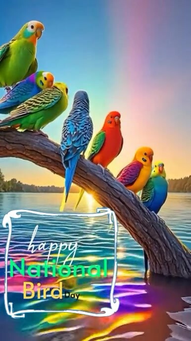 National bird day Youtube Short template