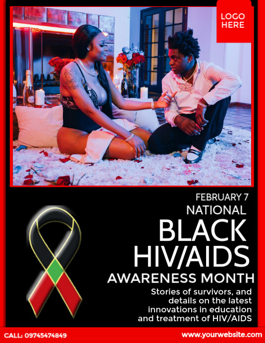 Copy of National Black HIV/AIDS Awareness Day Flyer | PosterMyWall