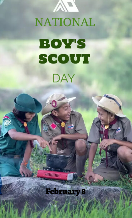 National boy's scout template 美国正规