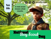 National Boy Scout Day Flyer (US Letter) template