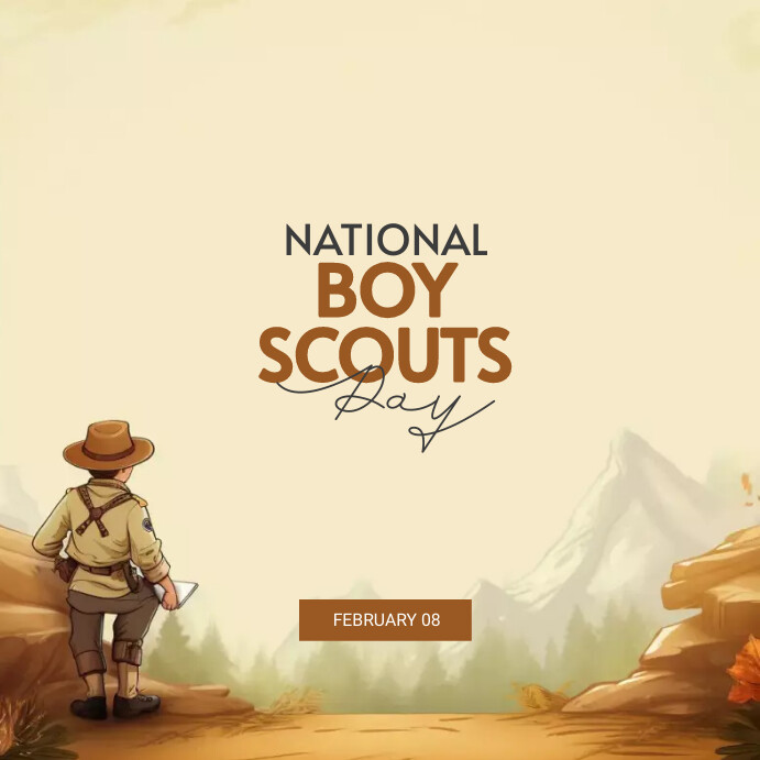 National Boy Scouts Day Template | PosterMyWall