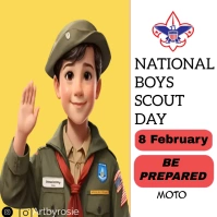 NATIONAL BOYS SCOUT Publicación de Instagram template