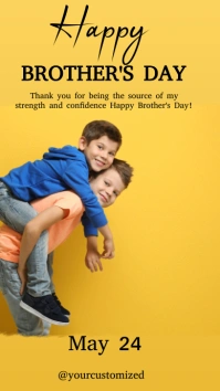 national brothers day template Instagram Story