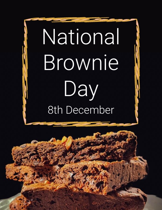 National Brownie Day Template PosterMyWall