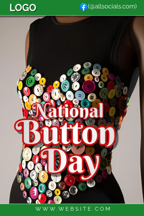 National button day Template | PosterMyWall