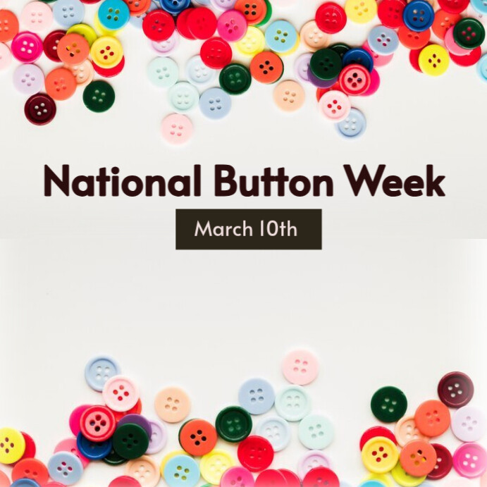 national button week Template | PosterMyWall
