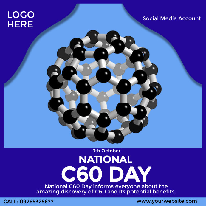 Copy of National C60 Day | PosterMyWall