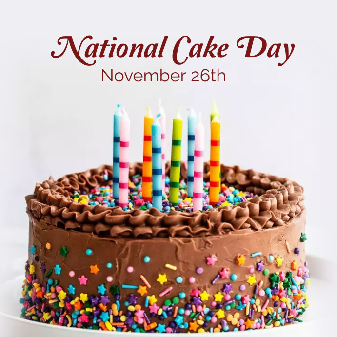 national cake day Template PosterMyWall