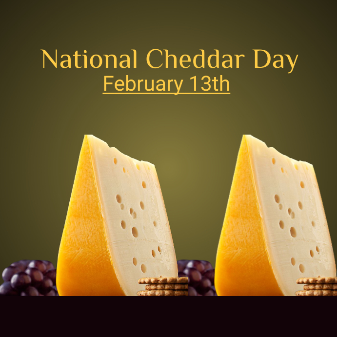 Copy of national cheddar day PosterMyWall