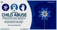 national child abuse prevention month ad Facebook Shared Image template
