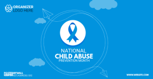 National Child Abuse  template Anúncio do Facebook