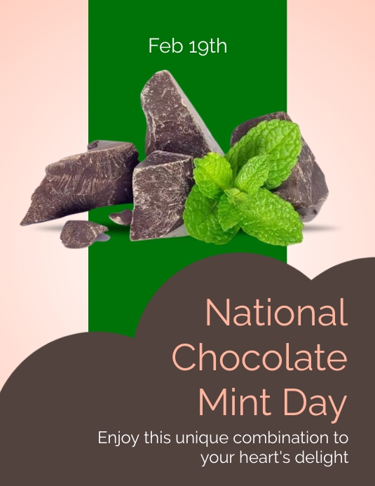 National Chocolate Mint Day Template | PosterMyWall