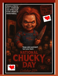National Chucky Day Flyer (US Letter) template