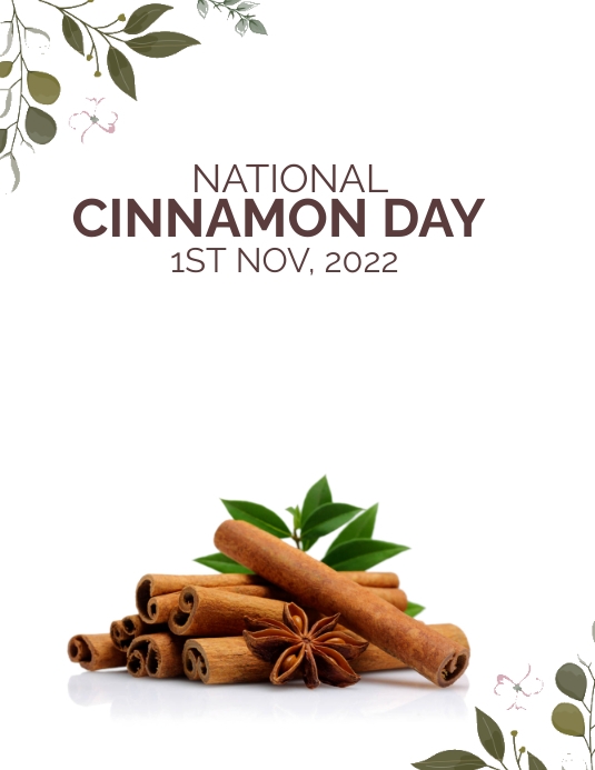 Copy of NATIONAL CINNAMON DAY PosterMyWall