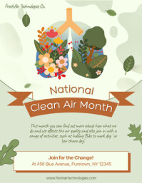 National clean air month template | PosterMyWall