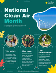 Clean air month celebration template | PosterMyWall