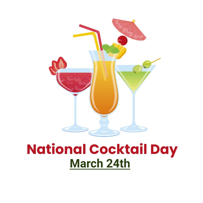 Copy of national cocktail day PosterMyWall