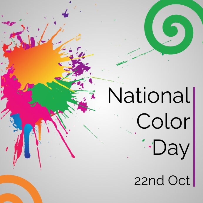 Copy of National Color Day | PosterMyWall