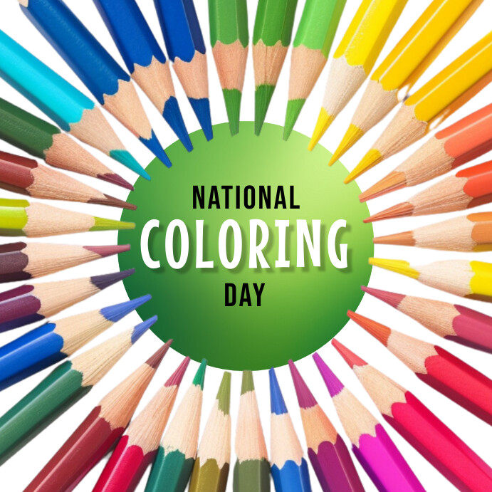 National Coloring Day Template | PosterMyWall